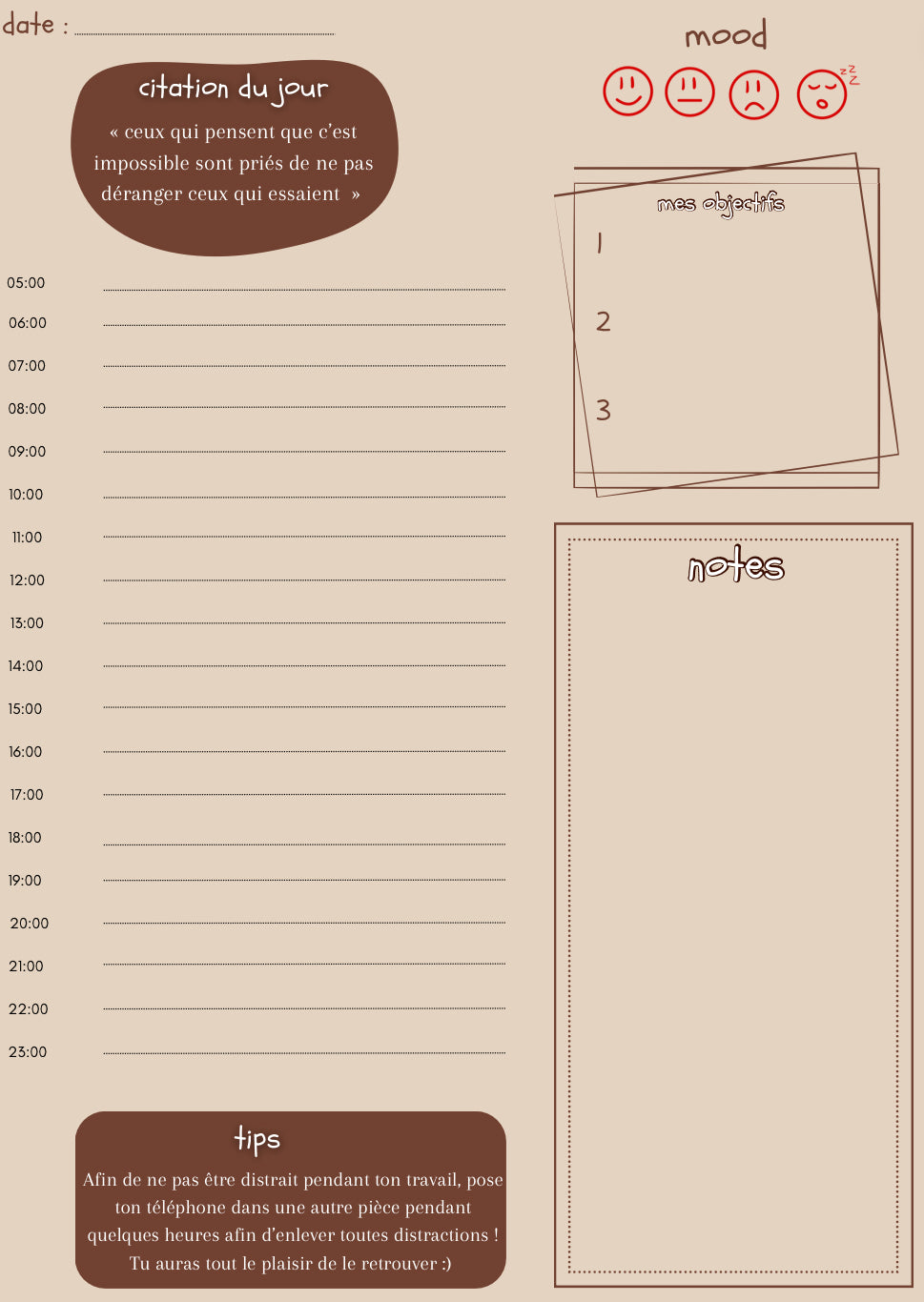 Em’ ton agenda